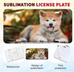 10 Pack Sublimation License Plate Blanks 6"x12