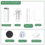 50 Pack Insulated 20 oz Sublimation Tumblers