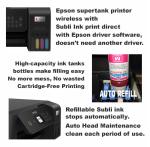 Epson Sublimation Printer for T-Shirts, Mugs, Caps