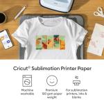 Cricut 50 Sheet Sublimation Printer Paper - Letter Size