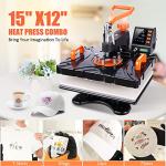 DREAMVAN 8 in 1 Sublimation Heat Press Machine