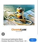 12x18 Chromaluxe Metal Sublimation Blank