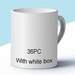 MYSUB 11oz Sublimation Blank White Mugs - 36 Pack