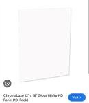 12x18 Chromaluxe Metal Sublimation Blank