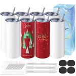 Hiipoo 20 oz Sublimation Tumblers with Accessories