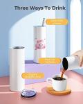 Hiipoo 20 oz Sublimation Tumblers with Accessories