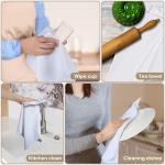 SINLAND Fast Drying Sublimation Kitchen Towels 10 Pack