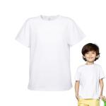 Toddler Blank Sublimation T-Shirt, White, Crew Neck