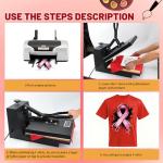 Joyclub 5-Pack Polyester T-Shirts for Sublimation