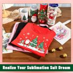 Joyclub 5-Pack Polyester T-Shirts for Sublimation