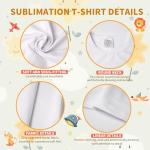 3 Pack Toddler Sublimation T-Shirt Blanks