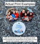 12 Round Ceramic Sublimation Ornament Blanks