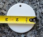 12 Round Ceramic Sublimation Ornament Blanks