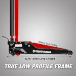Torin Long Reach Low Profile Floor Jack with Tray