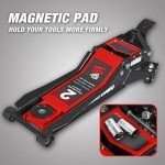 Torin Long Reach Low Profile Floor Jack with Tray