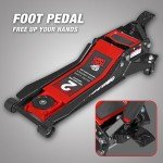Torin Long Reach Low Profile Floor Jack with Tray
