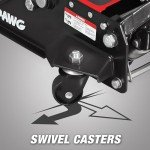 Torin Long Reach Low Profile Floor Jack with Tray