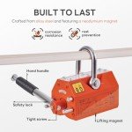 880lbs Heavy Duty Magnetic Lifter with Release