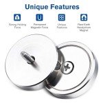 LOVIMAG 50 Pack Strong Neodymium Wall Magnets