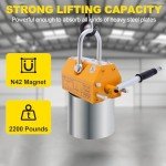 2200 Lbs Heavy Duty Lifting Magnet with Release
