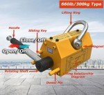 Heavy Duty Steel Magnetic Lifter - 660LB Capacity