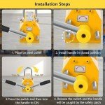 Heavy Duty Neodymium Steel Lift Magnet – 6600LBS