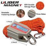 Strong 1200LBS Fishing Magnet Kit with Rope