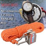 Strong 1200LBS Fishing Magnet Kit with Rope