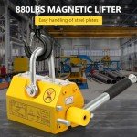 880Lbs Heavy Duty Magnetic Lifter for Steel