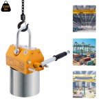 2200 LB Steel Magnetic Lifter for Heavy Lifting