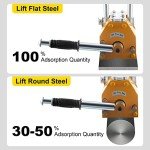 Heavy-Duty 1320lbs Steel Lifting Magnet