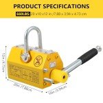 Heavy Duty Magnetic Lifter for Steel and Bar