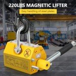Garvee 220Lb Heavy Duty Magnetic Lifter