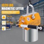1320 LB Permanent Steel Lift Magnet with Release