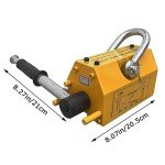 TECHTONGDA 660lbs Magnetic Lifter for Steel Handling