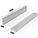 20 Pack Strong Neodymium Lifting Magnets 60x10x3mm