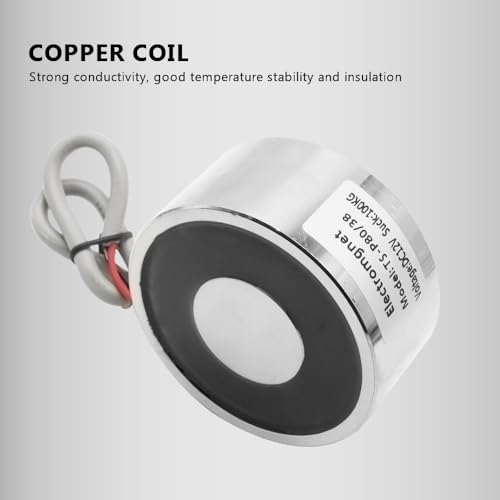 Round Electric Lifting Magnet Solenoid Cylinder Electromagnet