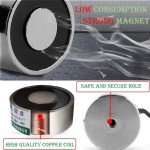50Kg Electromagnet Solenoid Lifting Magnet 12V