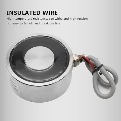 Round Electric Lifting Magnet Solenoid Cylinder Electromagnet