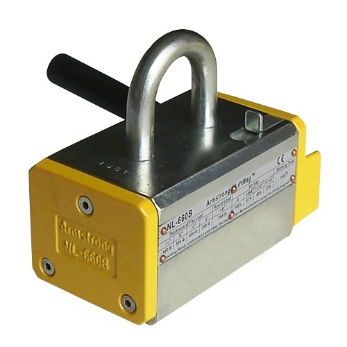 Armstrong NL-660B Lifting Magnet: 660 lb Capacity, Lifetime Warranty