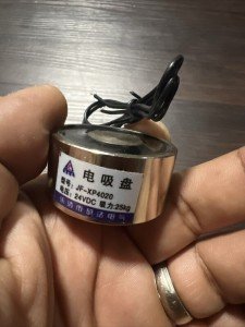 24VDC Lifting Electromagnet JF-XP4020, 25KG Capacity