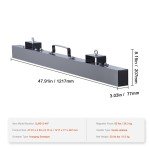 48" Magnetic Sweeper Tool for Forklifts