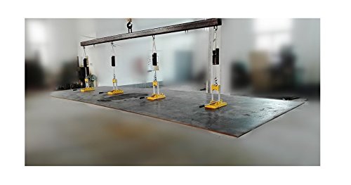660 lbs Magnetic Plate Lifter with 3:1 Safety Factor