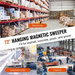 72" Magnetic Sweeper with 105lbs Lift Capacity