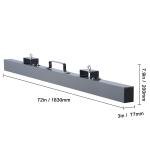 72" Magnetic Sweeper with 105lbs Lift Capacity