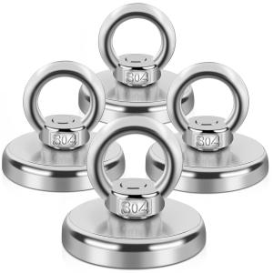 150 lbs Lift Fishing Magnets - 4 Pack