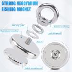 150 lbs Fishing Lift Magnets - 4 Pack