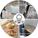 150 lbs Fishing Lift Magnets - 4 Pack