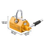 Uimoso 880 lbs Permanent Magnetic Lifter