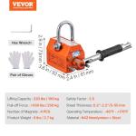 VEVOR 220lbs Pulling Capacity Lifting Magnet with Release